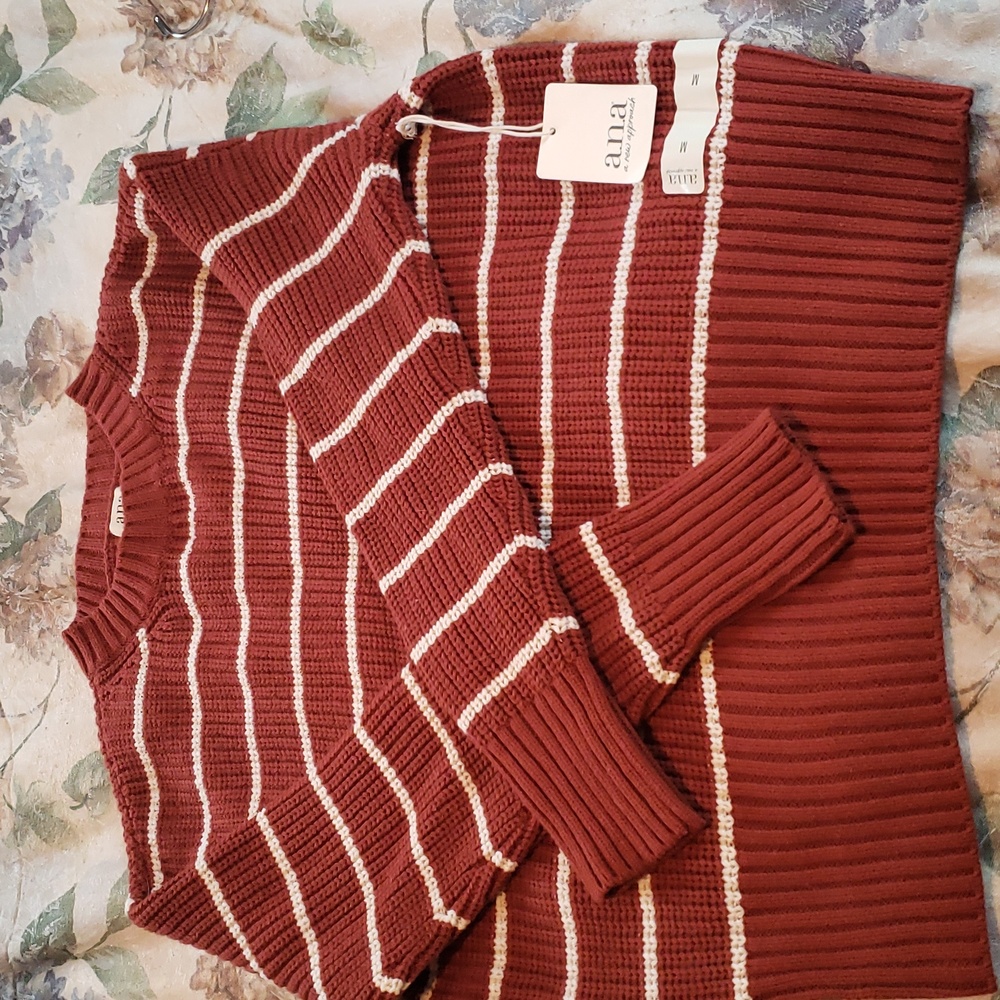 Sweater,  rust colored